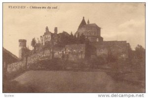 Vianden - Chateau vu du sud, Luxembourg, PU-1927