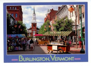 VT - Burlington. Street Vendors    (Continental Size)