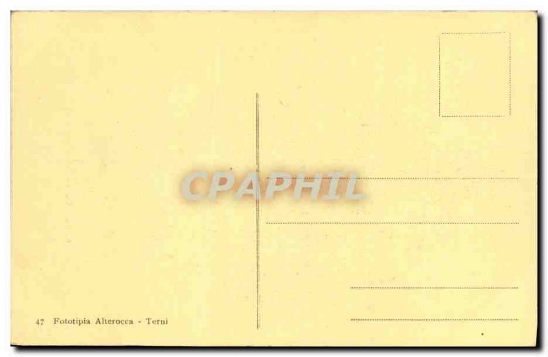 Old Postcard Roma Monumento a Garibaldi