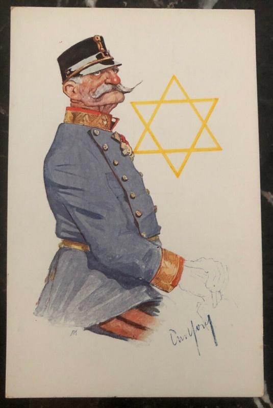 1938 Germany Mint Postcard Eternal Jew Museum Exhibit Judaica The General 