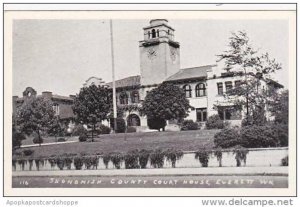 Washington Everett Shohomish County Court House Real Photo RPPC