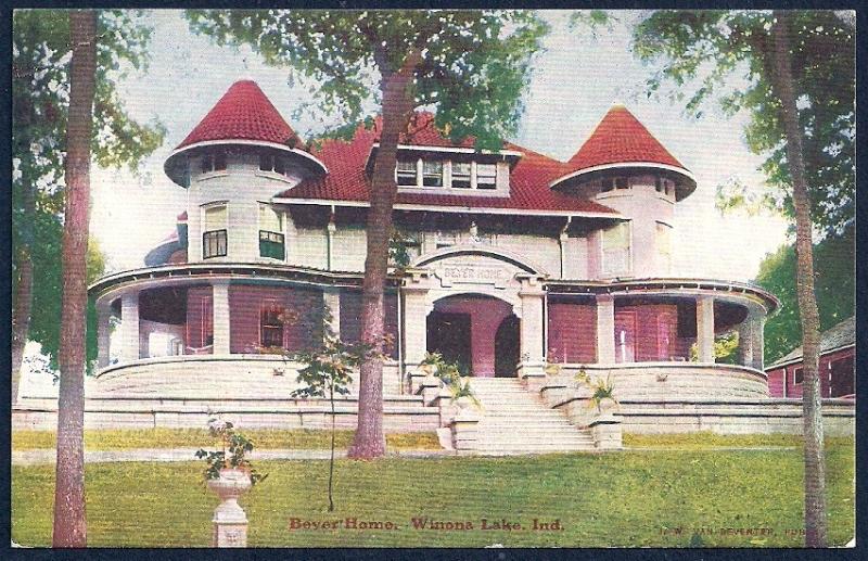 Beyer Home Winona Lake Indiana used c1910