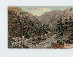 Postcard Pass of Aberglaslyn Wales