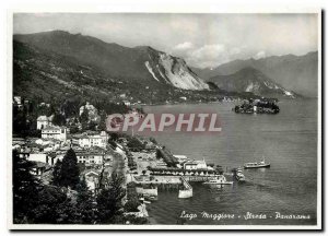 Modern Postcard Panorama Lago Maggiore Stresa