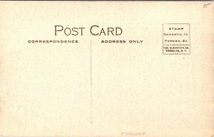 Hand Colored Postcard Skagway, Alaska with Mount Dewey in Distance