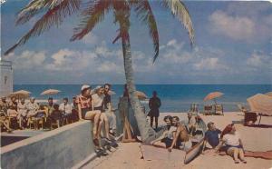 Miami Beach Florida Normandy Plaza Hotel 1953 Postcard US Color Print 4565