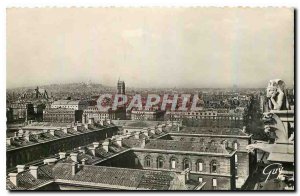 Modern Postcard Paris and its wonders to Panorama Montmartre view from the No...