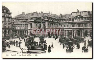 Paris Old Postcard The board & # 39Etat