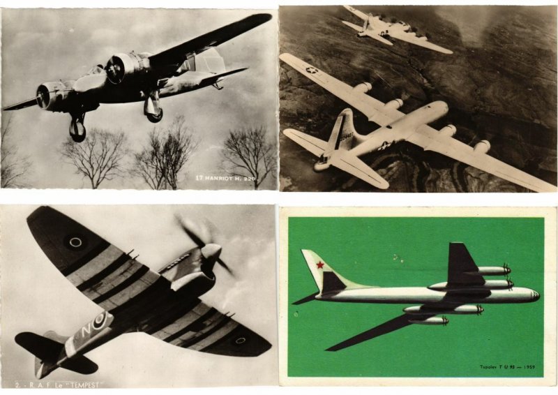 MILITARY AIRCRAFT AVIATION 70 Vintage REAL PHOTO Postcard Pre-1960 (L2844)
