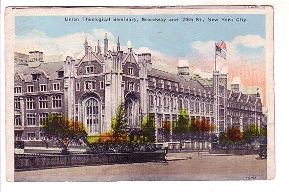 Union Theological Seminary, Broadway and 120th St, New York City, Haberman