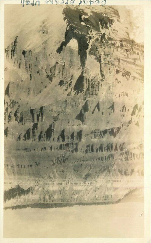 Cedar Breaks Utah Canon Brice Canyon Road RPPC Photo Postcard 21-9317