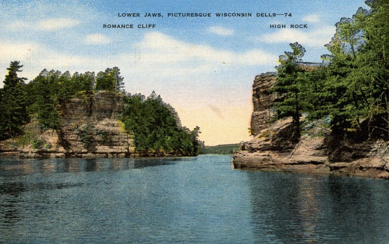 WI - The Dells. Lower Jaws, Romance Cliff, High Rock