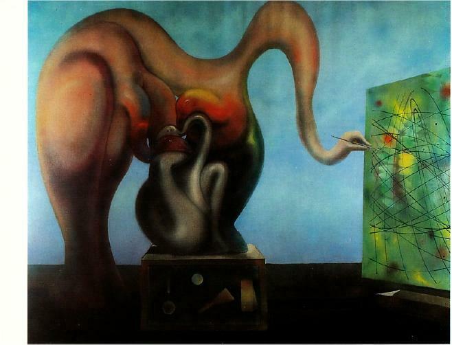 Surrealism and Painting by Max Ernst Art Postcard