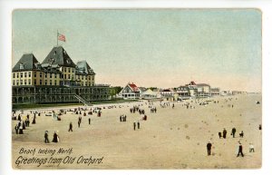 ME - Old Orchard Beach. Beach looking North