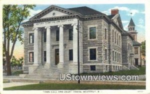 Town Hall & Court House - Westerly, Rhode Island RI  