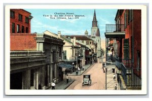 Chartres Street  View New Orleans LA Louisiana UNP WB Postcard Y1