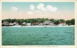 Chisholm C-1910 Thompsons Songo River Sebagp Lake Maine Postcard 3938