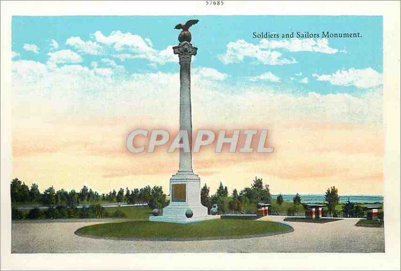 Postcard Modern Soldiers and Sailors Monument Arlington Beautiful Custis Lee ...