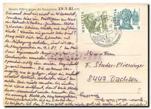 Postcard Modern Seewis 1000 m gegen die Scesaplana