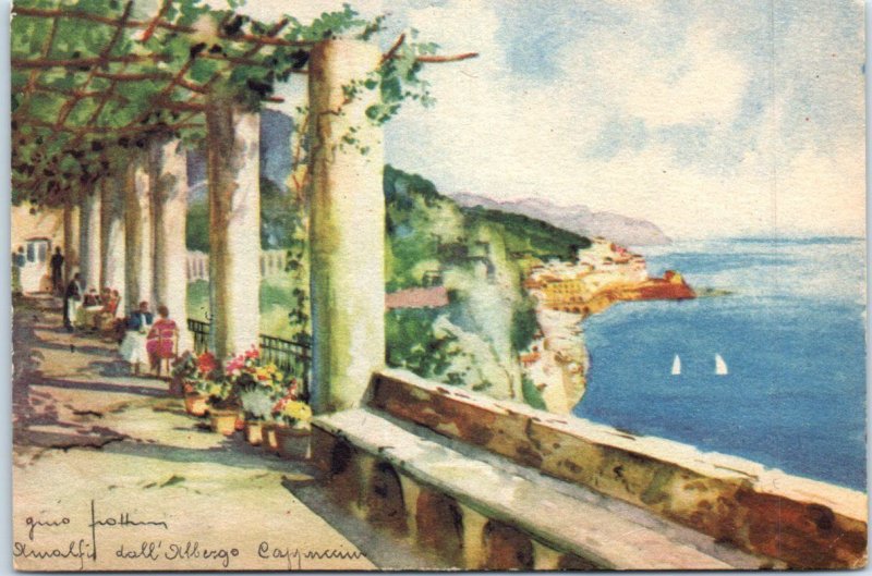 Postcard - From the Cappucini Hotel - Amalfi, Italy