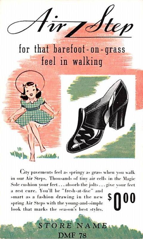 Air Step Advertising Unused 