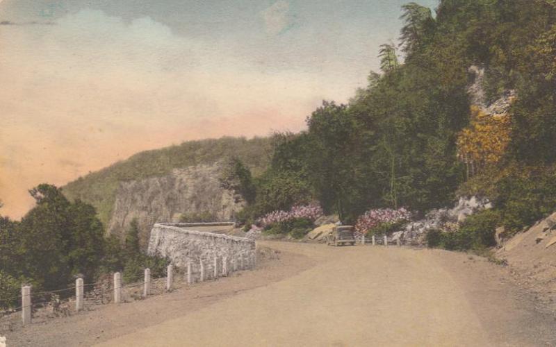 Minnewaska Trail in Shawangunk Mountains - Ulster County NY, New York - pm 1937