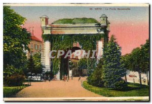 Old Postcard Metz Gate Sarpenoise