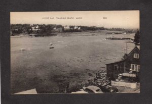 ME John's Bay Pemaquid Beach Maine Postcard