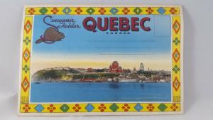 Souvenir Folder Quebeca Canada - fold out postcard