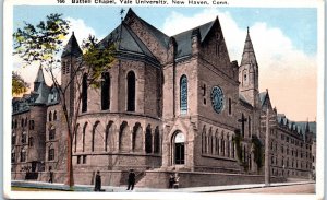 1920s Battell Chapel Yale University New Haven CT Postcard