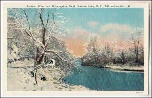 Saranac River & Bloomingdale Rd., Saranac Lake NY