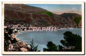 Menton - Vue Generale - Old Postcard