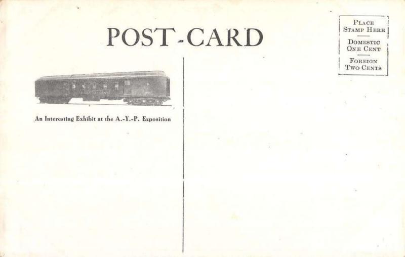 Mail Room Overland Train Sorting Employees Postal Scene Antique Postcard K30337