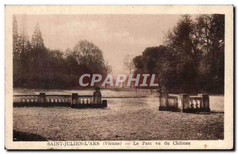 Postcard AncienneSaint Julien L & # 39Ars seen The Park Chateau
