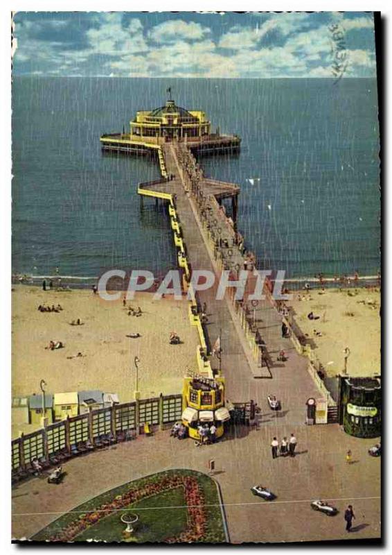 Modern Postcard Blankenberge Pier