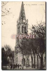 Fouras Old Postcard L & # 39eglise