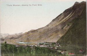 Turtle Mountain Frank Slide Frank Alberta AB Alta c1909 Postcard H41 *as is