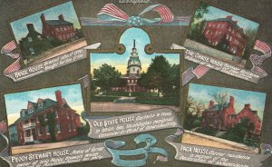 Vintage Postcard Colonial Annapolis Architectural Building Annapolis Maryland MD