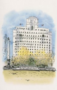 Shell Mex House Design Studios The Strand London Painting Postcard