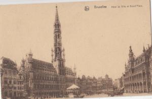 BF19462  hotel de ville et grand place bruxelles belgium  front/back image