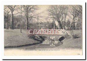 Pau Old Postcard the corner of Beaumont Park