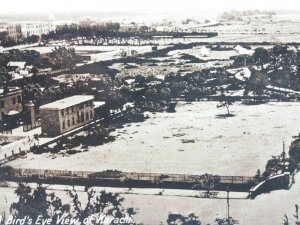 Early Aerial View of Karachi Pakistan Vintage Postcard Birds Eye View India