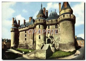 Postcard Modern Wonders of the Loire Valley Langeais Indre et Loire overview ...