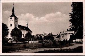 Czech Republic Lazne Bohdanec Bad Bochdanetsch RPPC C317