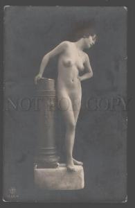 3101244 NUDE Woman as Statue Vintage PHOTO VRV #1058/4 PC