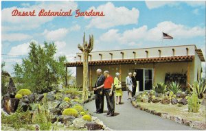 Early view of Desert Botanical Gardens Papago Park Phoenix Arizona