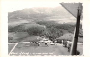 Clark Colorado Alexander Aerial Real Photo Vintage Postcard AA30313