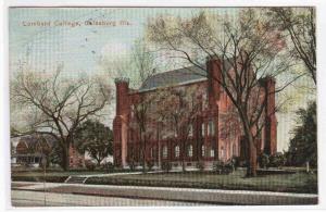 Lombard College Galesburg Illinois 1907 postcard