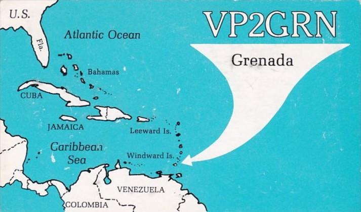 QSL Card VP2GRN Grenada