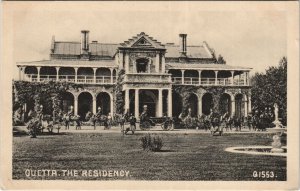 PC PAKISTAN, QUETTA, THE RESIDENCY, Vintage Postcard (b43192)